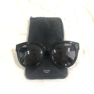 Celine Women’s Round Sunglasses 56 mm in Black